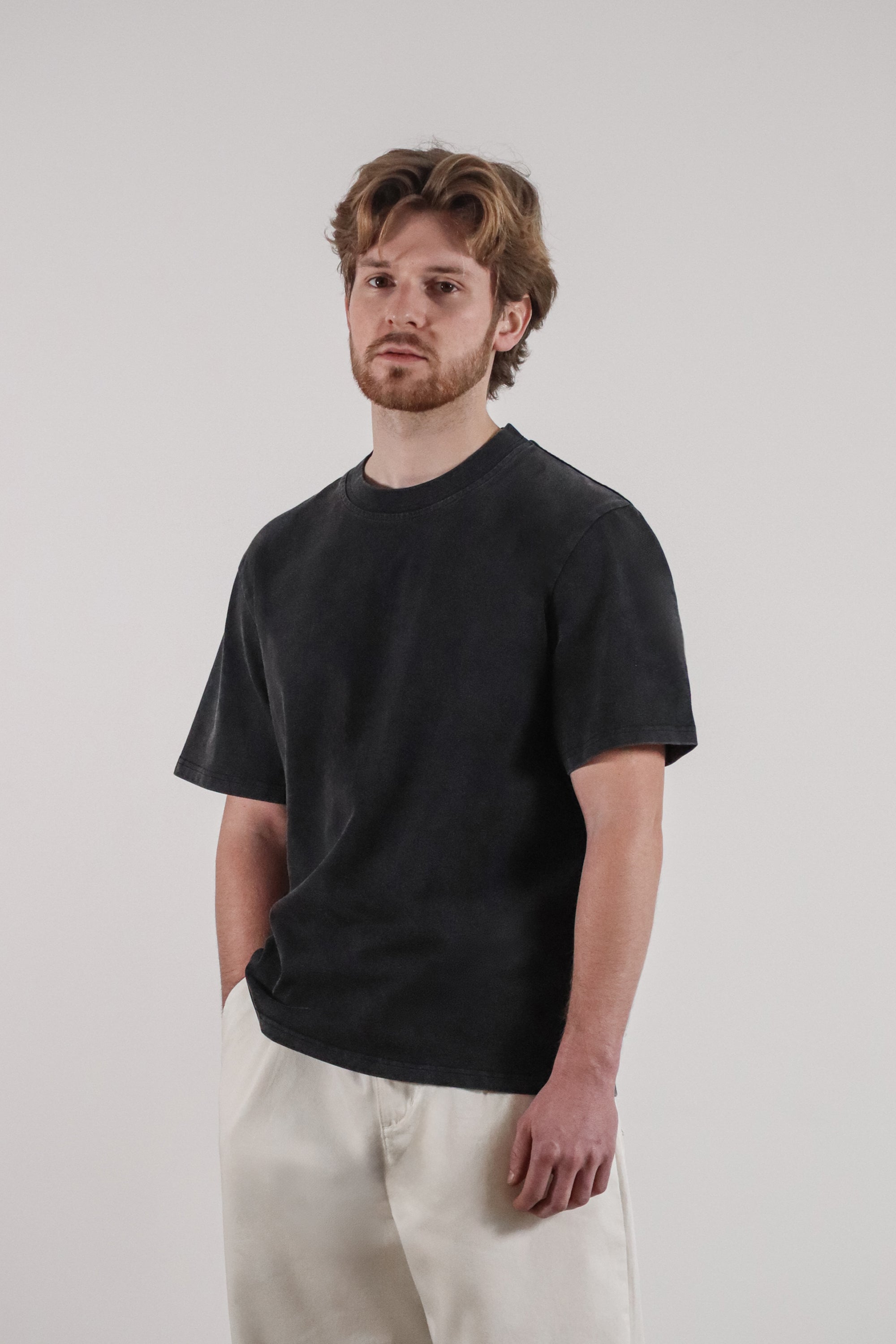 Cement t-shirt - Faded Noir